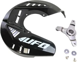 UFO FRONT DISC COVER KIT KAWASAKI KXF250/450 BLACK