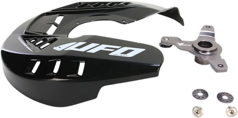 UFO FRONT DISC COVER KIT KAWASAKI KXF250/450 BLACK