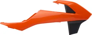 POLISPORT RADIATOR COVERS ORANGE/BLACK