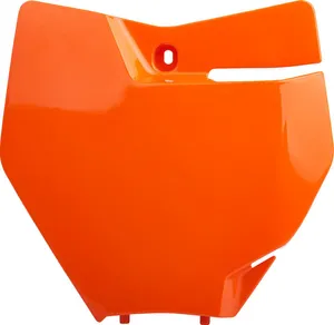 POLISPORT NUMBER PLATE ORANGE