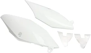 UFO SIDE PANELS HONDA CRF450R/RX WHITE