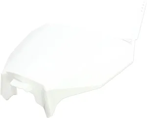 UFO FRONT NUMBER PLATE HONDA CRF450R/RX WHITE