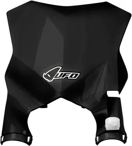 UFO STADIUM FRONT NUMBER PLATE KAWASAKI KXF250/450 BLACK