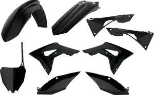 POLISPORT COMPLETE MX BODY KIT BLACK