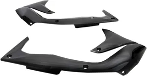 UFO RADIATOR COVERS KAWASAKI KXF450 BLACK