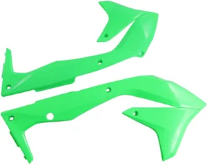 UFO RADIATOR COVERS KAWASAKI KXF450 FLUO GREEN