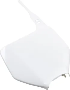 UFO FRONT NUMBER PLATE KAWASAKI KX125/250 WHITE