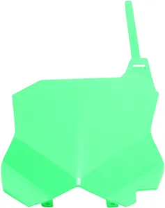 UFO FRONT NUMBER PLATE KAWASAKI KXF250/450 FLUO GREEN