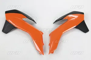 UFO RADIATOR COVERS KTM SX/SX-F/EXC BLACK/ORANGE