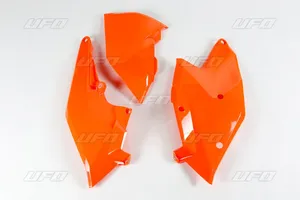 UFO SIDE PANELS W/AIRBOX COVER KTM SX/SX-F/EXC FLUO ORANGE