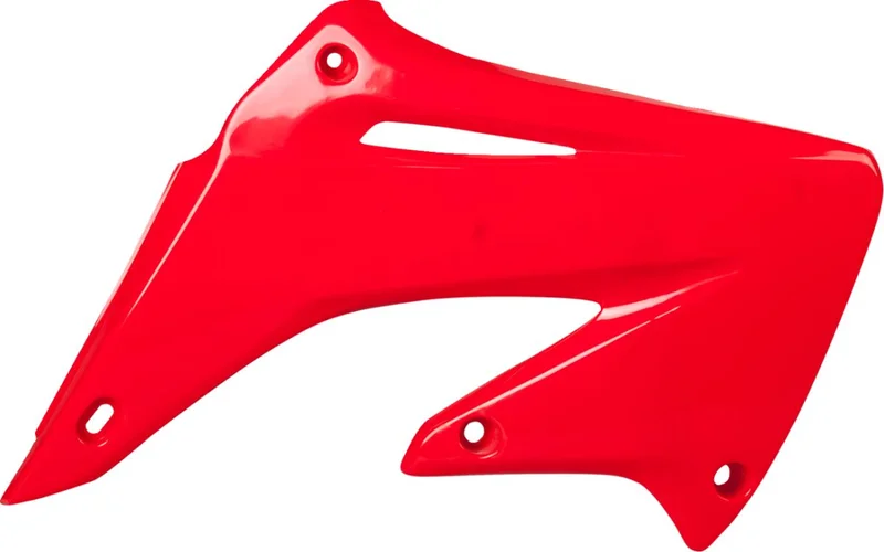 POLISPORT RADIATOR COVERS CR125/250 02-07 RED