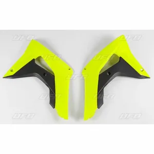 UFO RADIATOR COVERS HONDA CRF450R FLUO YELLOW