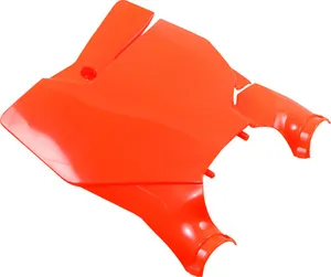 UFO STADIUM NUMBER PLATE FLUO ORANGE