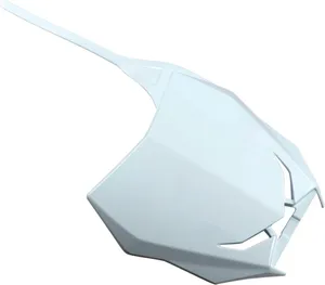 UFO FRONT NUMBER PLATE SUZUKI WHITE