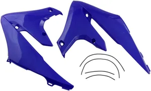 UFO RADIATOR COVERS YAMAHA BLUE