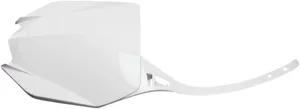 UFO FRONT NUMBER PLATE YAMAHA WHITE