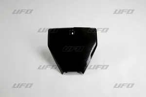 UFO FRONT NUMBER PLATE HUSQVARNA BLACK