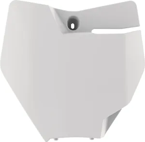 POLISPORT FRONT NUMBER PLATE WHITE