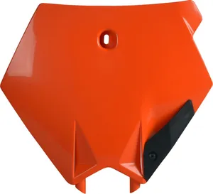 POLISPORT FRONT NUMBER PLATE ORANGE