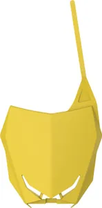 POLISPORT FRONT NUMBER PLATE YELLOW