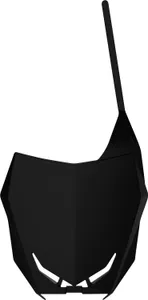 POLISPORT FRONT NUMBER PLATE BLACK