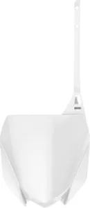 POLISPORT FRONT NUMBER PLATE WHITE
