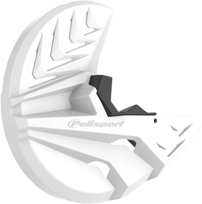 POLISPORT DISC AND BOTTOM FORK PROTECTION WHITE