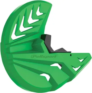 POLISPORT DISC AND BOTTOM FORK PROTECTION GREEN