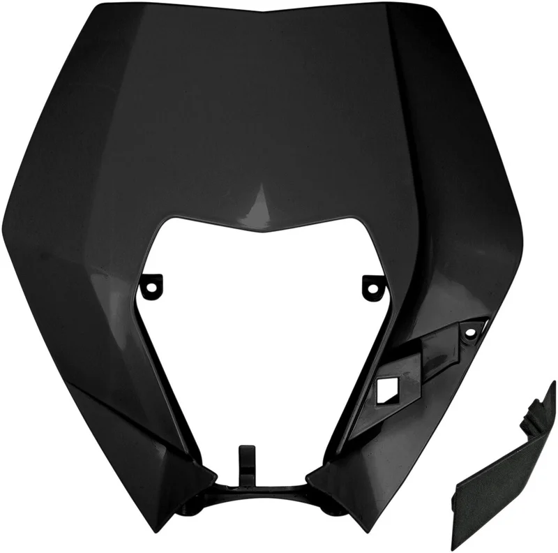 UFO HEADLIGHT PLASTIC KTM BLACK