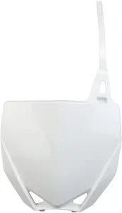 UFO FRONT NUMBER PLATE WHITE