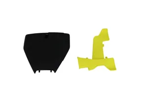 POLISPORT FRONT NUMBER PLATE FOR HUSQVARNA TC/FC BLACK