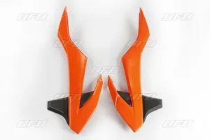 UFO RADIATOR COVERS KTM85 18- ORANGE/BLACK