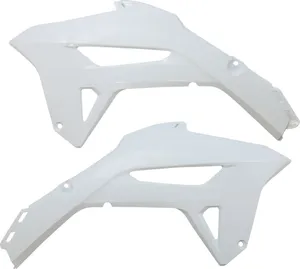 UFO RADIATOR COVERS CRF 450 WHITE