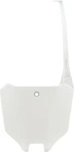 UFO FRONT NUMBER PLATE CRF 450 WHITE