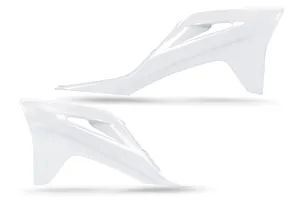 UFO RADIATOR COVERS GASGAS 21- WHITE