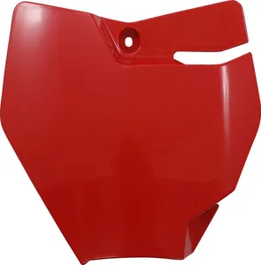 UFO FRONT NUMBER PLATE FOR GASGAS RED
