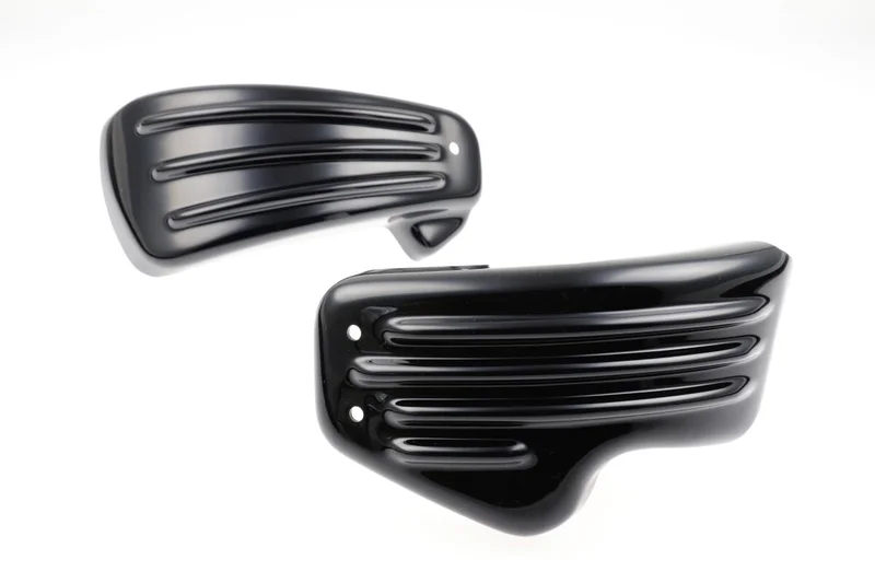 Cult-Werk Side cover set ''Racing''. Gloss black