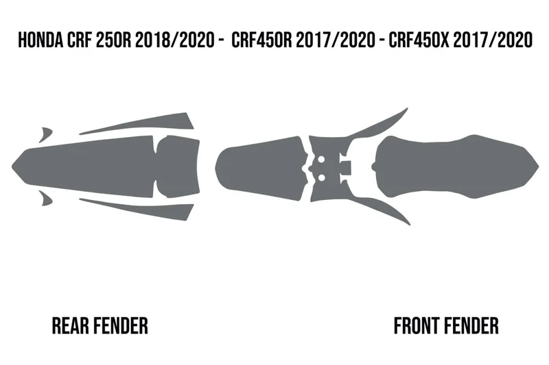 TWIN AIR MUD DEFLECTOR FENDER FOAM CRF