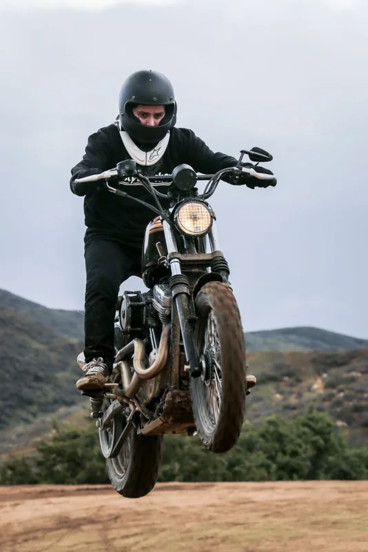 Burly HANDLEBAR SCRAMBLER 1 BLK