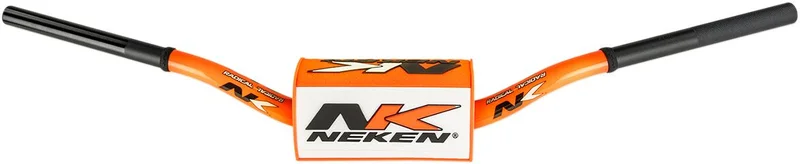 NEKEN HANDLEBAR RADICAL DESIGN ALUMINUM FLUO ORANGE|WHITE