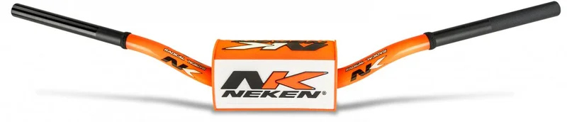 NEKEN HANDLEBAR RADICAL DESIGN ALUMINUM FLUO ORANGE|WHITE