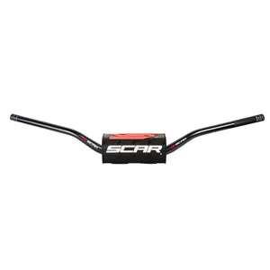 SCAR RACING HANDLEBAR O2 MCGRATH BLACK WHITE