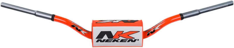 NEKEN HANDLEBAR SFH VARIABLE DIAMETER K-BAR CONICAL DESIGN ORANGE WHITE