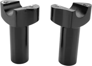 Drag Specialties RISERS STRAIGHT 3.5 BLK