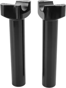 Drag Specialties RISERS STRAIGHT 6.5 BLK