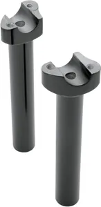 Drag Specialties RISERS STRAIGHT 8 BLK