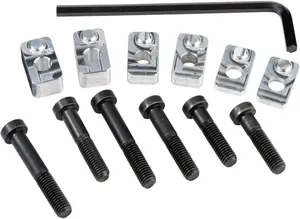MOOSE OFFROAD HARD-PARTS HANDLEBAR RISER KIT BLACK/CHROME