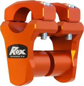 ROX SPEED FX PIVOTING RISER 1 3/4" 1 1/8" CUSTOM REPLACEMENT ANODIZED ORANGE