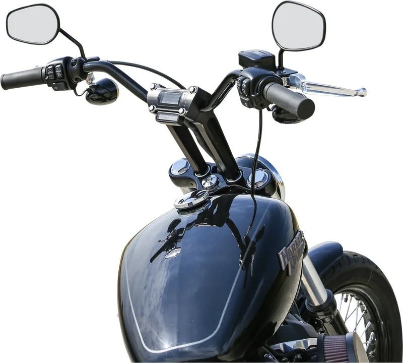 Thrashin Supply Co. RISER 8 STRGHT W/CO BLK