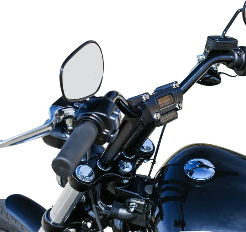 Thrashin Supply Co. RISER 8 STRGHT W/CO BLK